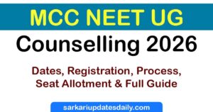 MCC NEET UG Counselling 2026