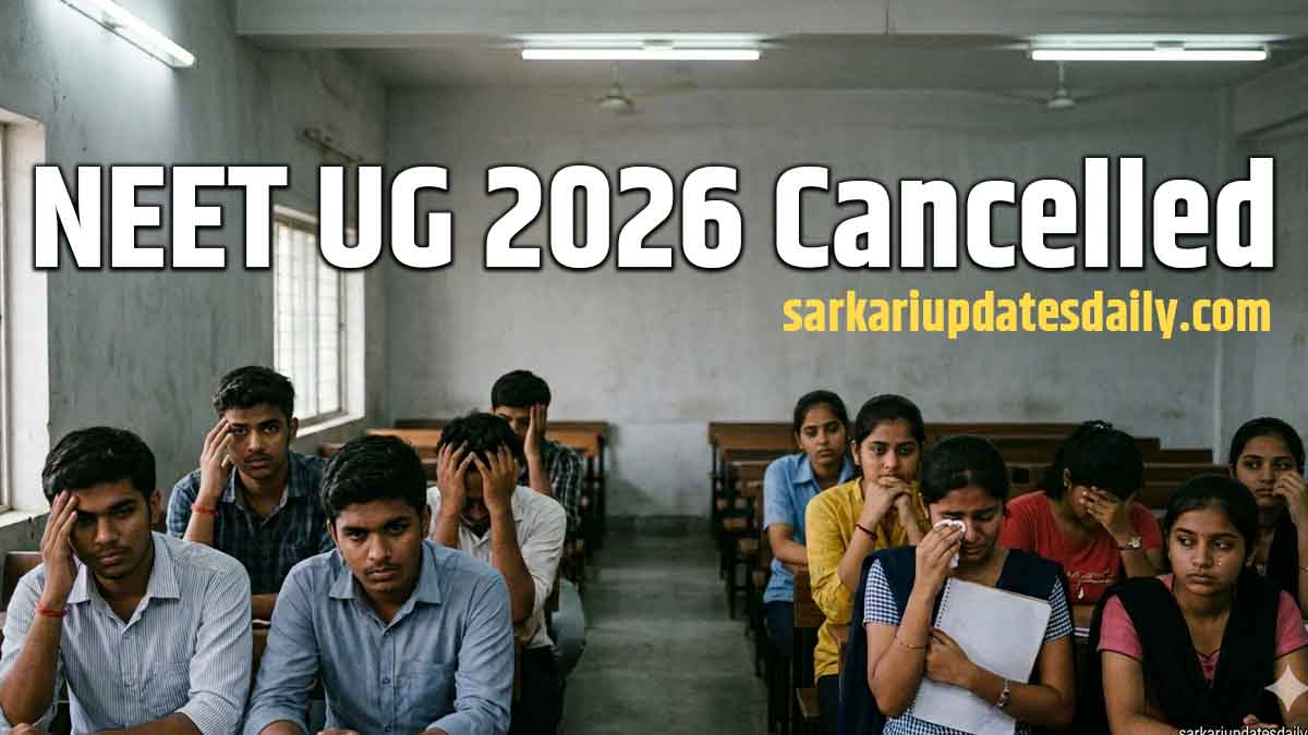 NTA NEET UG 2026 Cancelled Notice and Re Exam Date Latest Update
