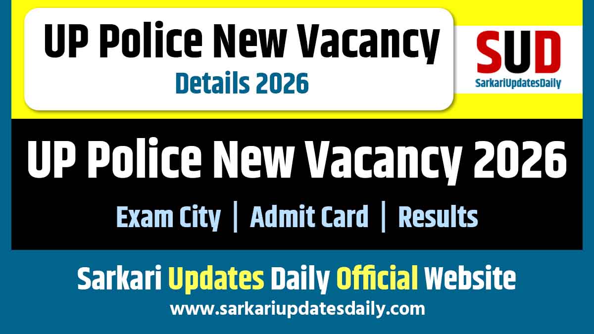 UP Police 1 Lakh Vacancy 2026 CM Yogi Adityanath Announcement